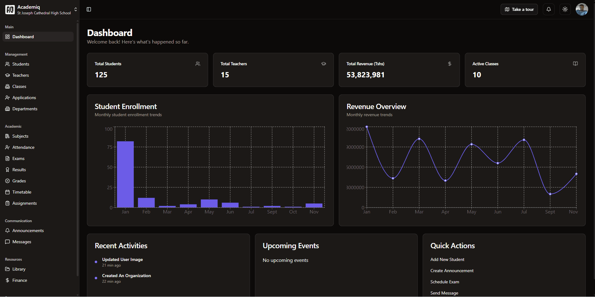 app screen